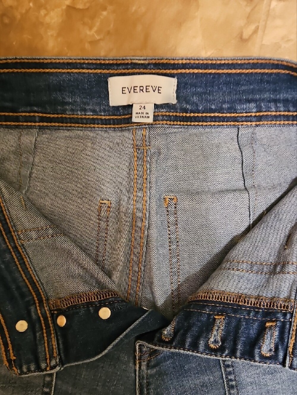Cider Wide-Leg High-Rise Jeans in Blue Denim - Picture 4 of 4